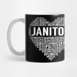 Janitor Heart Mug